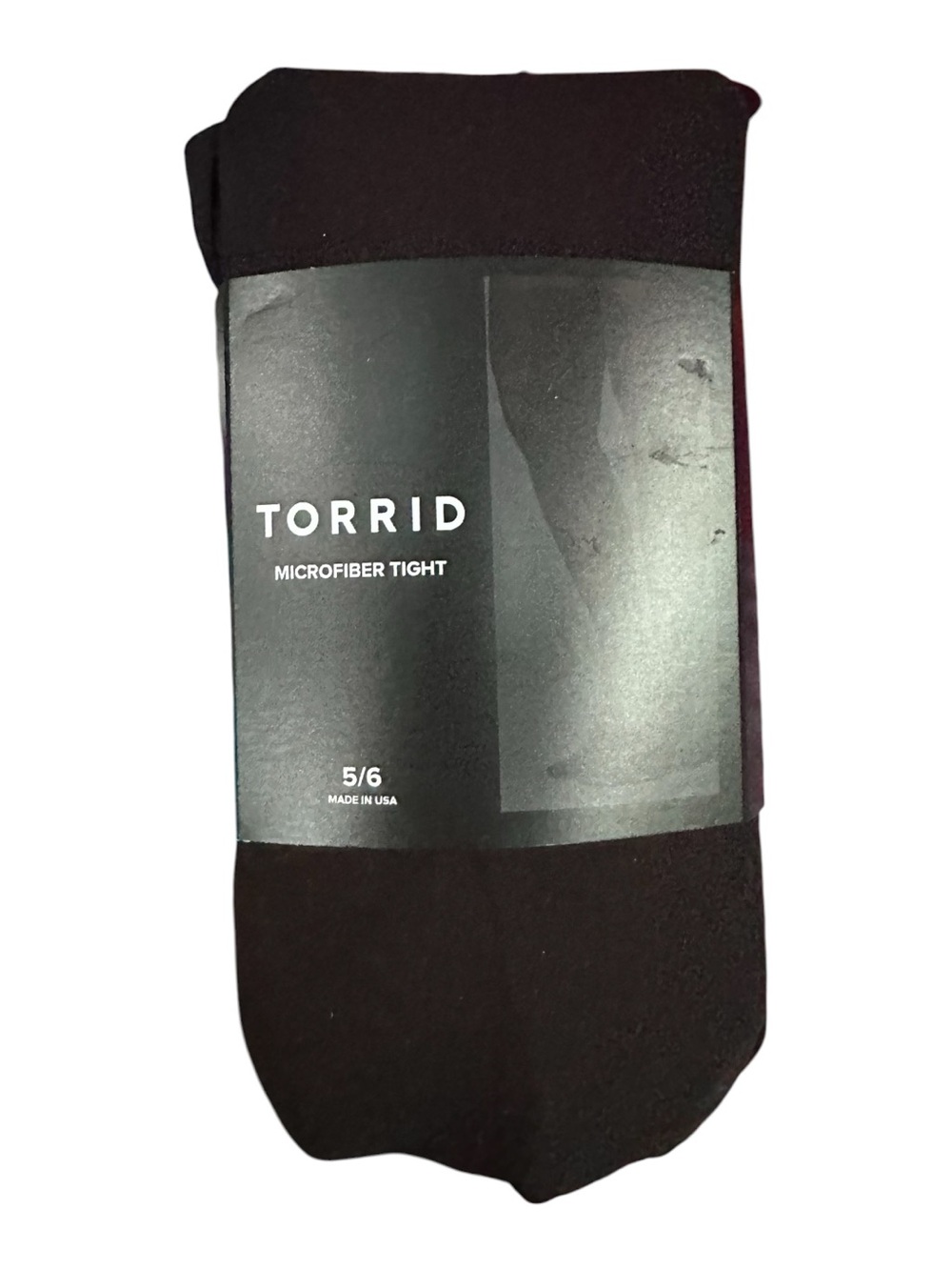 Torrid Microfiber‎ Tights Black Size 5/6 NWT
